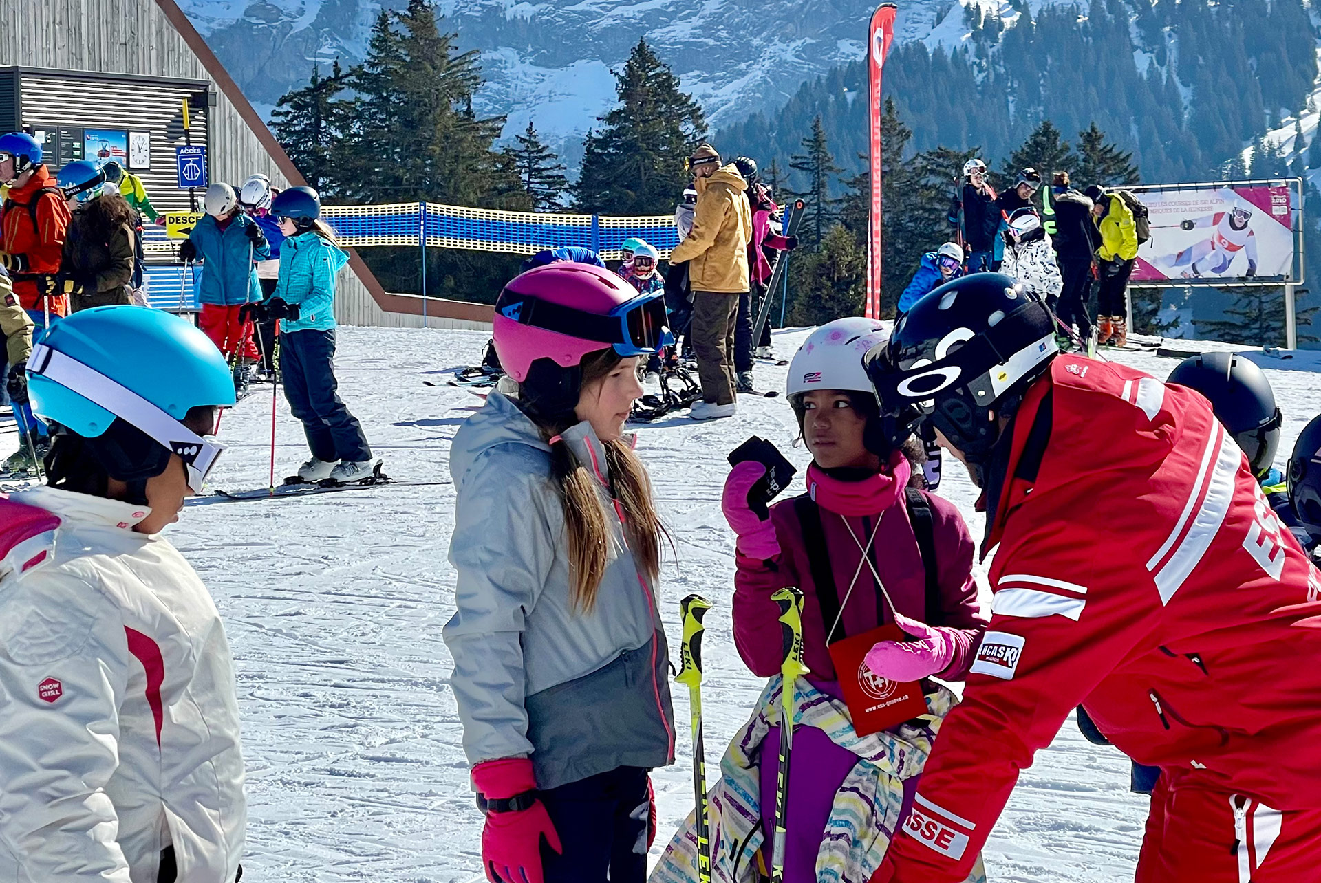 Journée de ski à CHF1